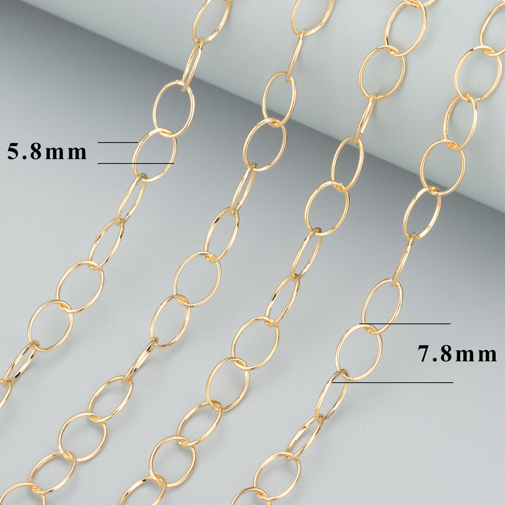 GUFEATHER C304,diy thin chain,nickel free,18k gold rhodium plated,copper,jewelry making findings,diy bracelet necklace,1m/lot