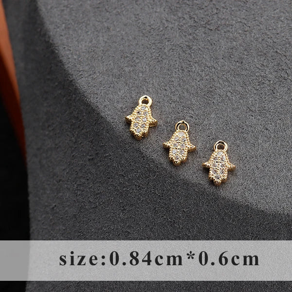 GUFEATHER M907,jewelry accessories,pass REACH,nickel free,18k gold plated,zircon,copper,earring pendant,jewelry making,20pcs/lot