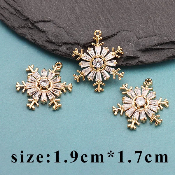 GUFEATHER M538,jewelry accessories,18k gold plated,copper,pass REACH,nickel free,diy zircon pendant,jewelry making,10pcs/lot