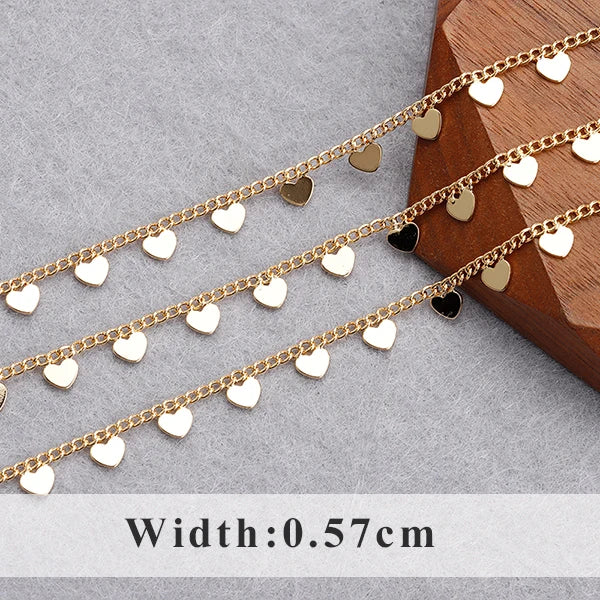 GUFEATHER C55, accessoires de bijoux, plaqué or 18 carats, cuivre, pass REACH, sans nickel, découvertes de bijoux, collier de bracelet à bricoler soi-même, 1 m/lot 