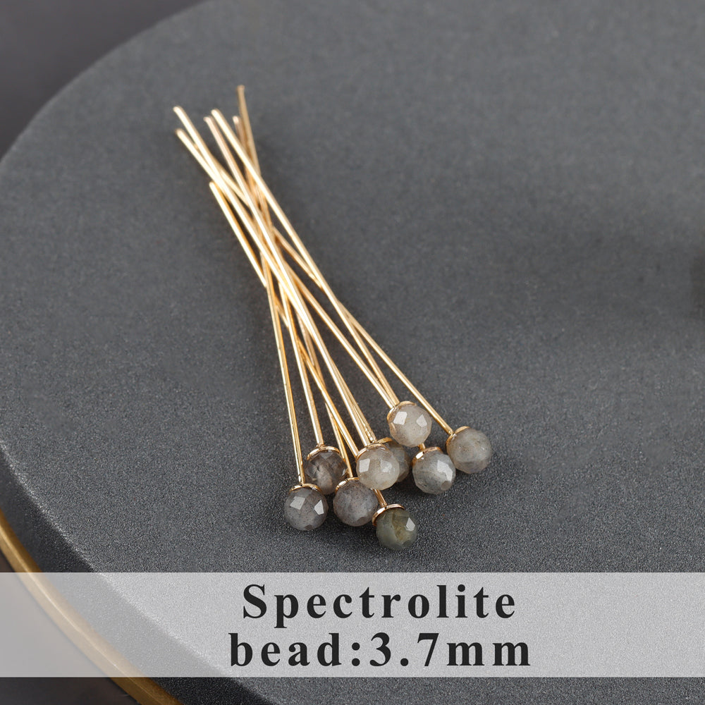 GUFEATHER M1047,connector,needle,pass REACH,nickel free,18k gold plated,copper,natural stone,charms,jewelry making,10pcs/lot