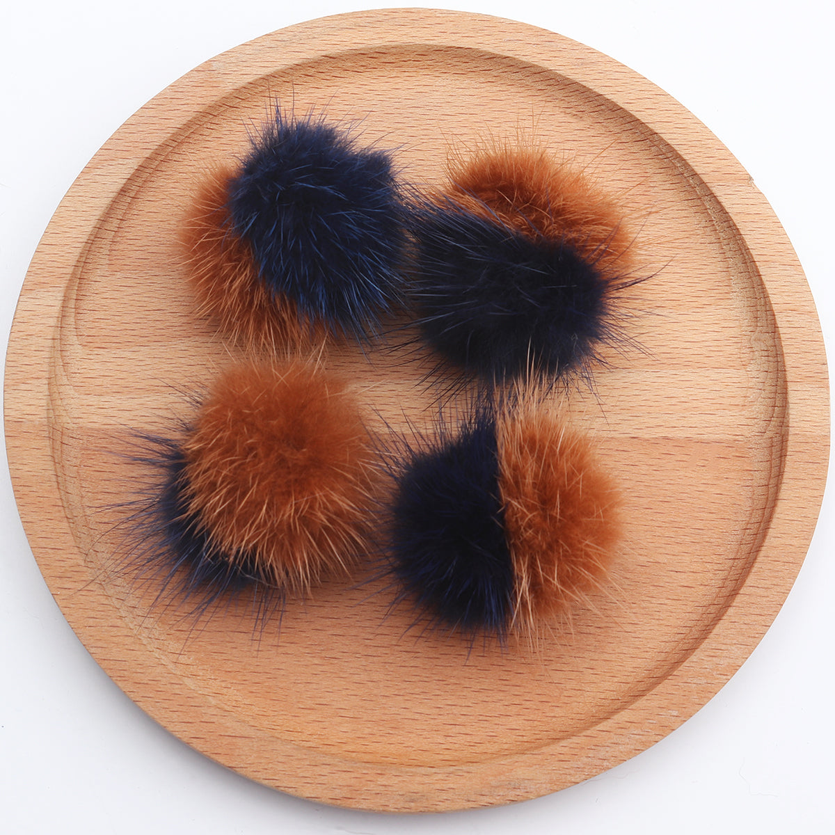 GUFEATHER M493,jewelry accessories,hand made,real fur mink,fluffy ball,diy accessories,diy earrings,jewelry making,6pcs/lot