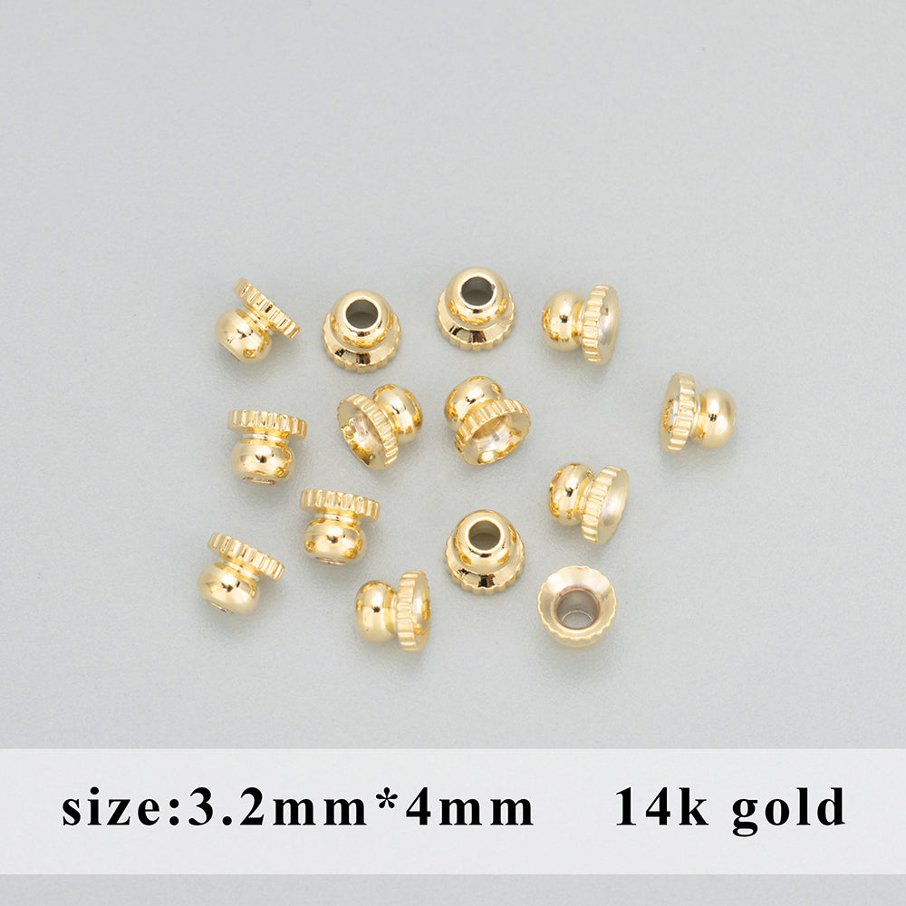 GUFEATHER MB30,jewelry accessories,18k gold 14k gold rose gold rhodium plated,copper,end cap,connector,jewelry making,100pcs/lot