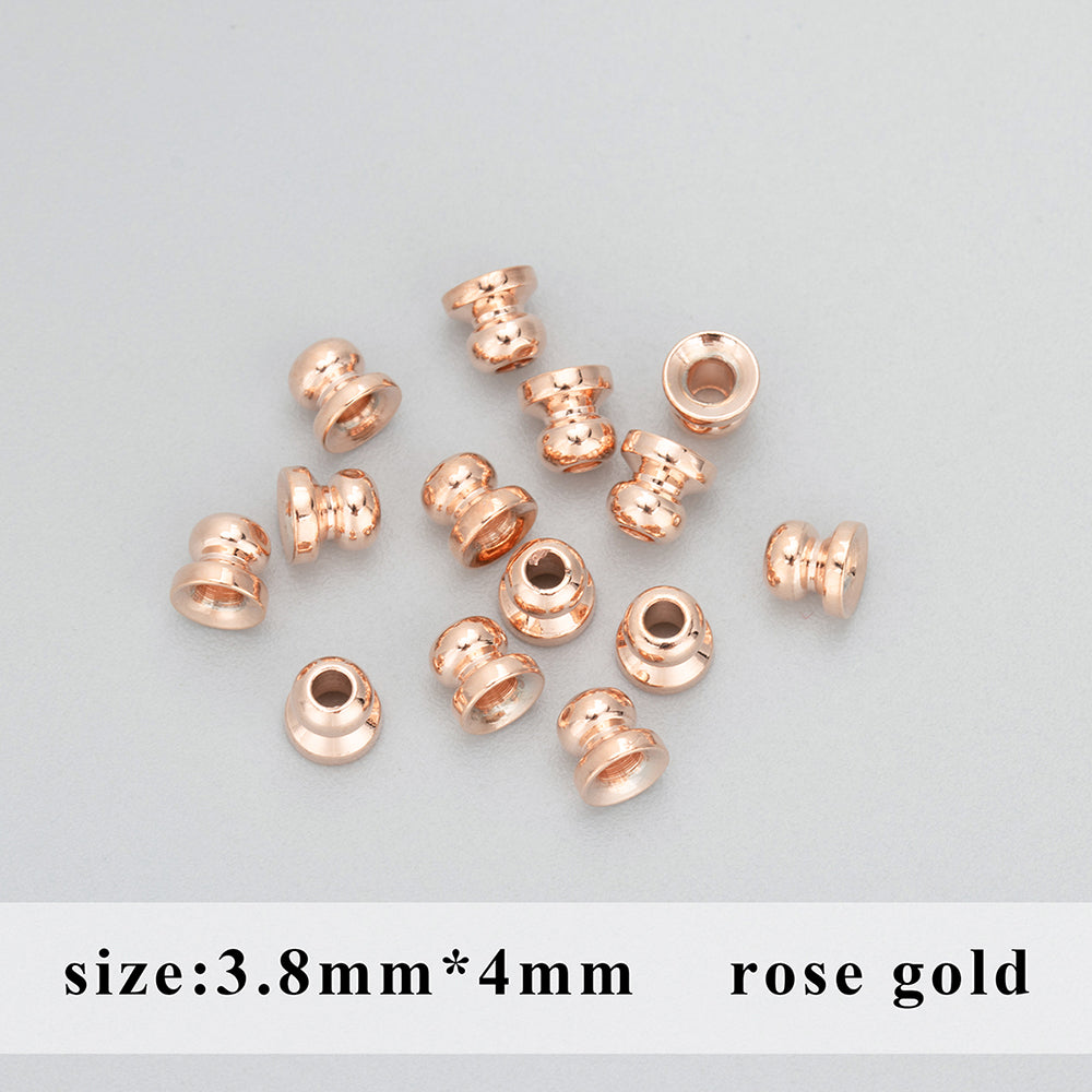 GUFEATHER MB30,jewelry accessories,18k gold 14k gold rose gold rhodium plated,copper,end cap,connector,jewelry making,100pcs/lot