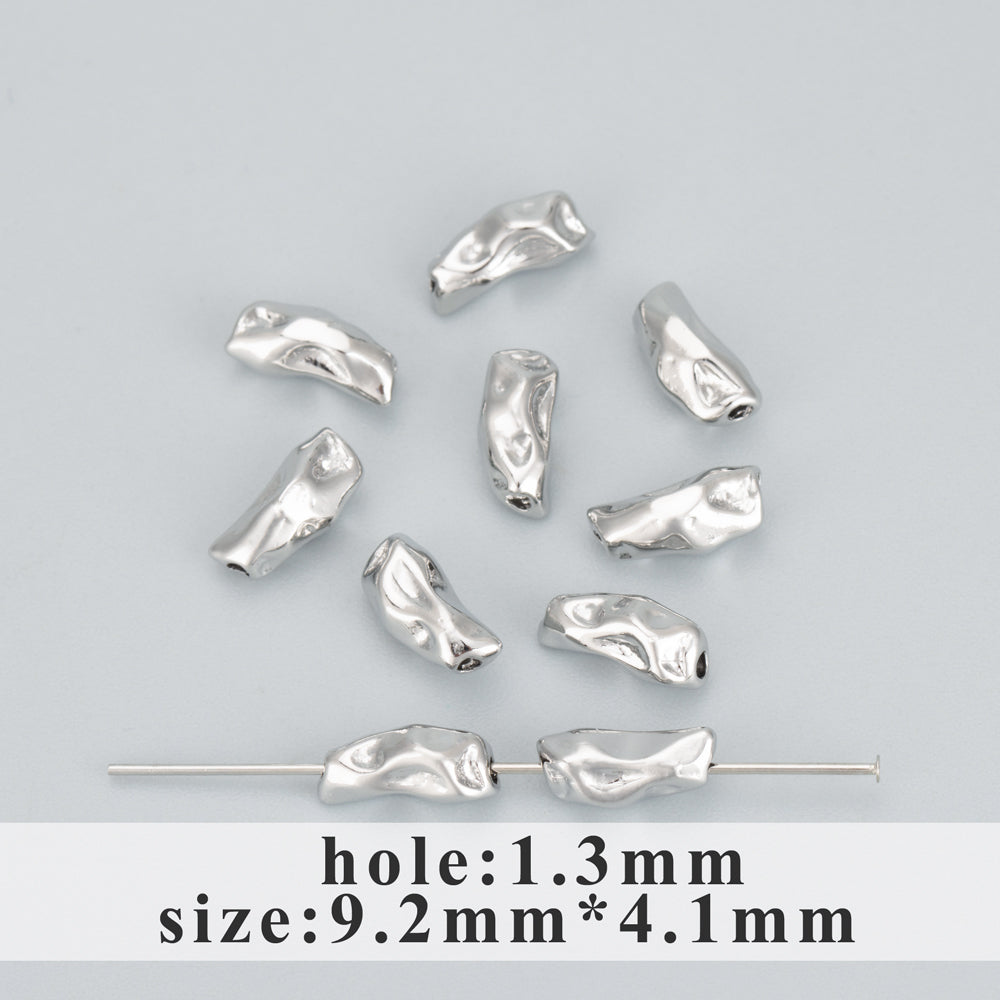 GUFEATHER MB84, accessoires de bijoux, plaqué rhodium or 18 carats, sans nickel, cuivre, pendentifs de bricolage, résultats de fabrication de bijoux, 10 pièces/lot 