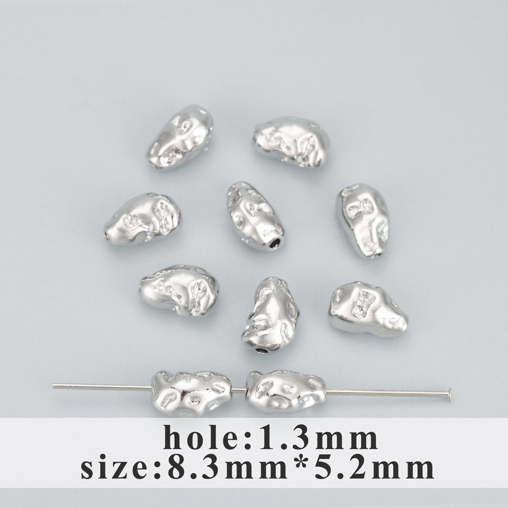 GUFEATHER MB84, accessoires de bijoux, plaqué rhodium or 18 carats, sans nickel, cuivre, pendentifs de bricolage, résultats de fabrication de bijoux, 10 pièces/lot 