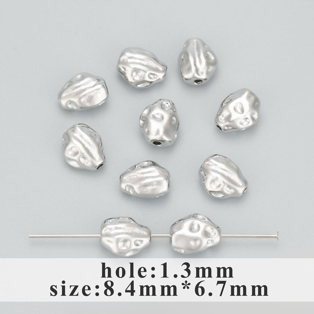 GUFEATHER MB84, accessoires de bijoux, plaqué rhodium or 18 carats, sans nickel, cuivre, pendentifs de bricolage, résultats de fabrication de bijoux, 10 pièces/lot 