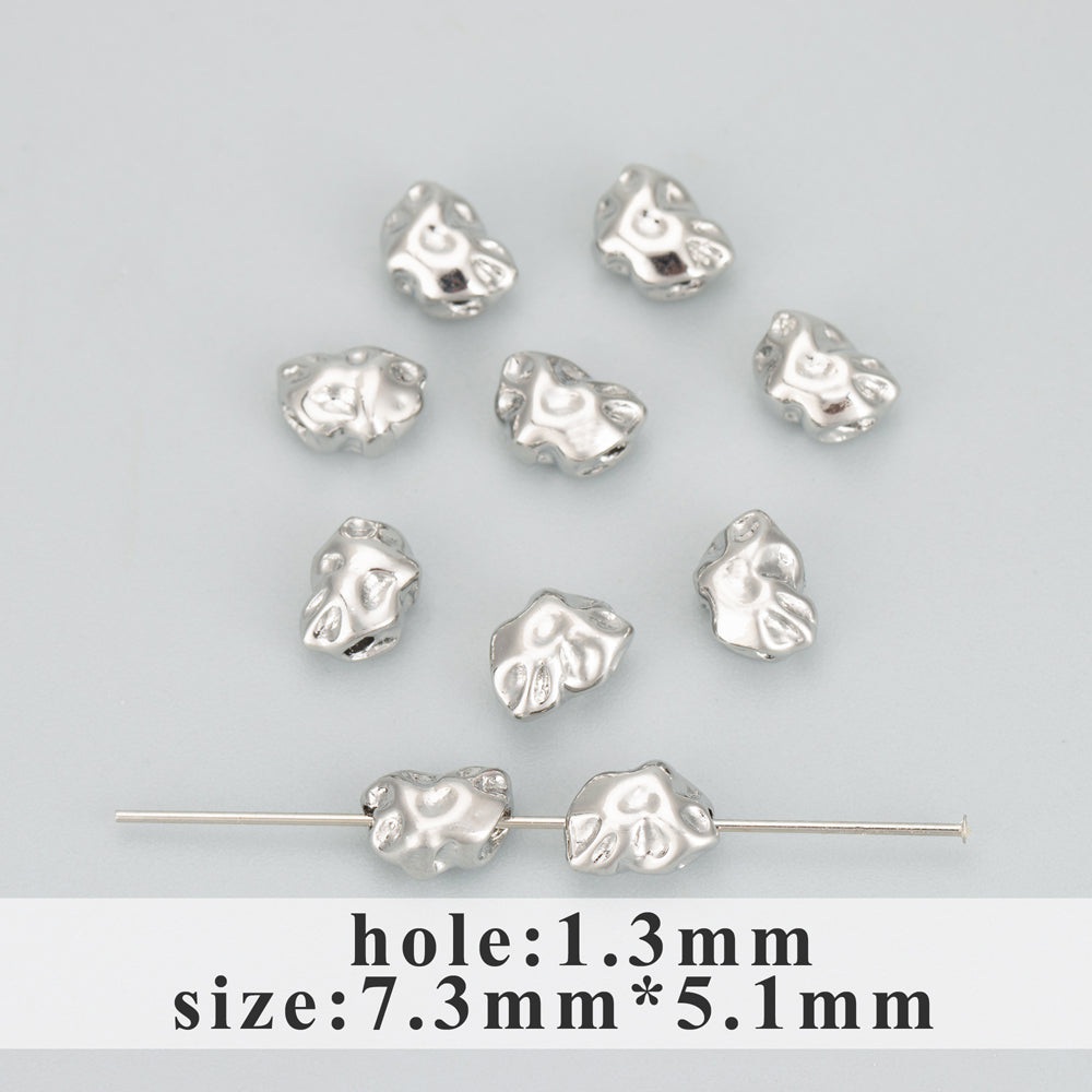 GUFEATHER MB84, accessoires de bijoux, plaqué rhodium or 18 carats, sans nickel, cuivre, pendentifs de bricolage, résultats de fabrication de bijoux, 10 pièces/lot 