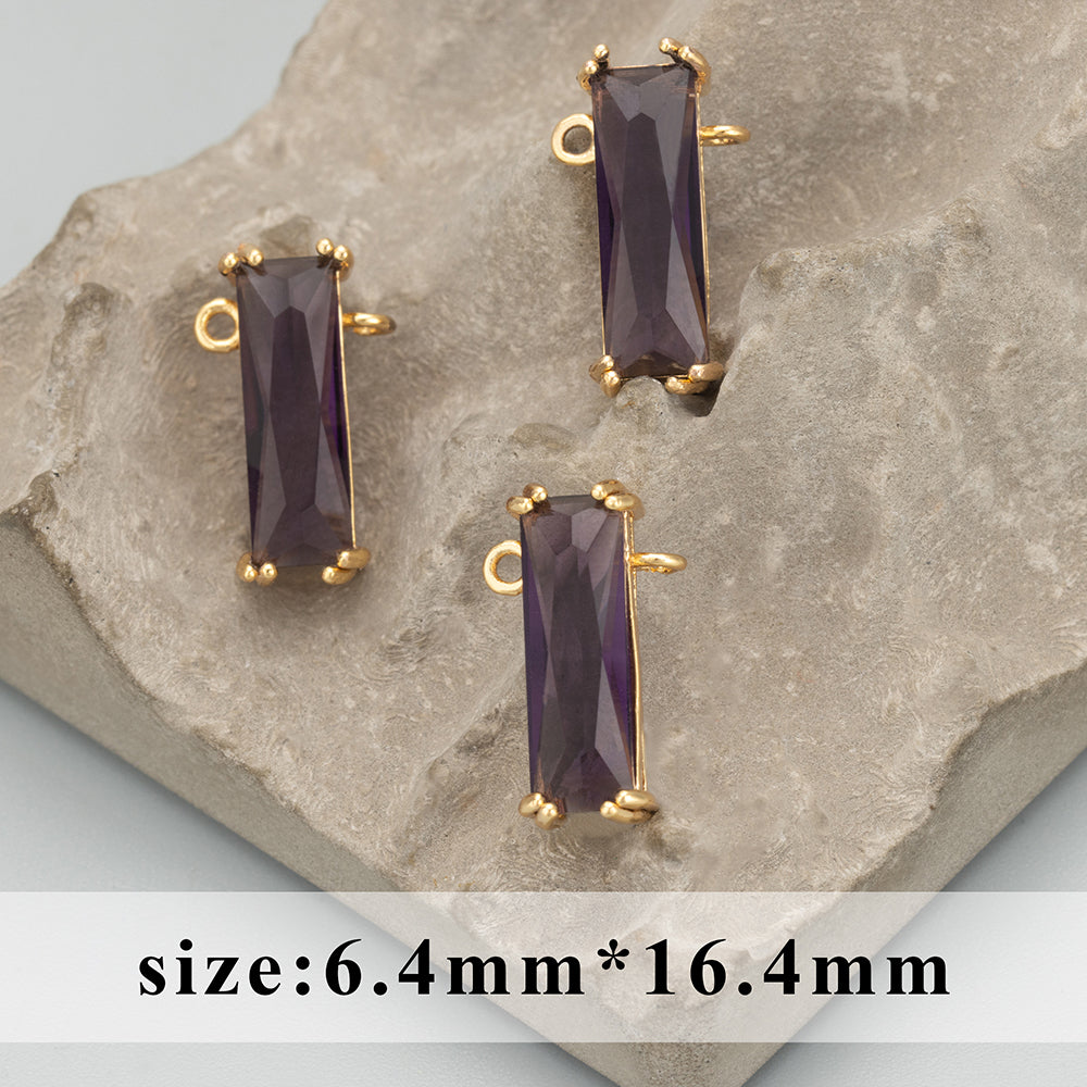 GUFEATHER MC93, pendientes para mujer, chapado en rodio de oro de 18 quilates, cobre, dijes, hebilla de aro, pendientes colgantes, joyería de moda, 6 unids/lote 