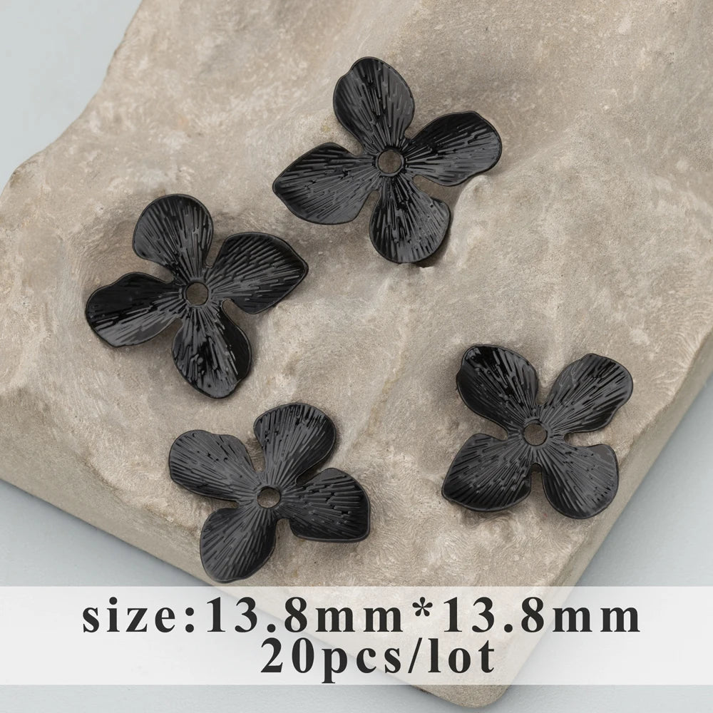 GUFEATHER M715H,jewelry accessories,diy jewelry,nickel free,black plated,copper,jewelry making,diy flower accessories,one pack