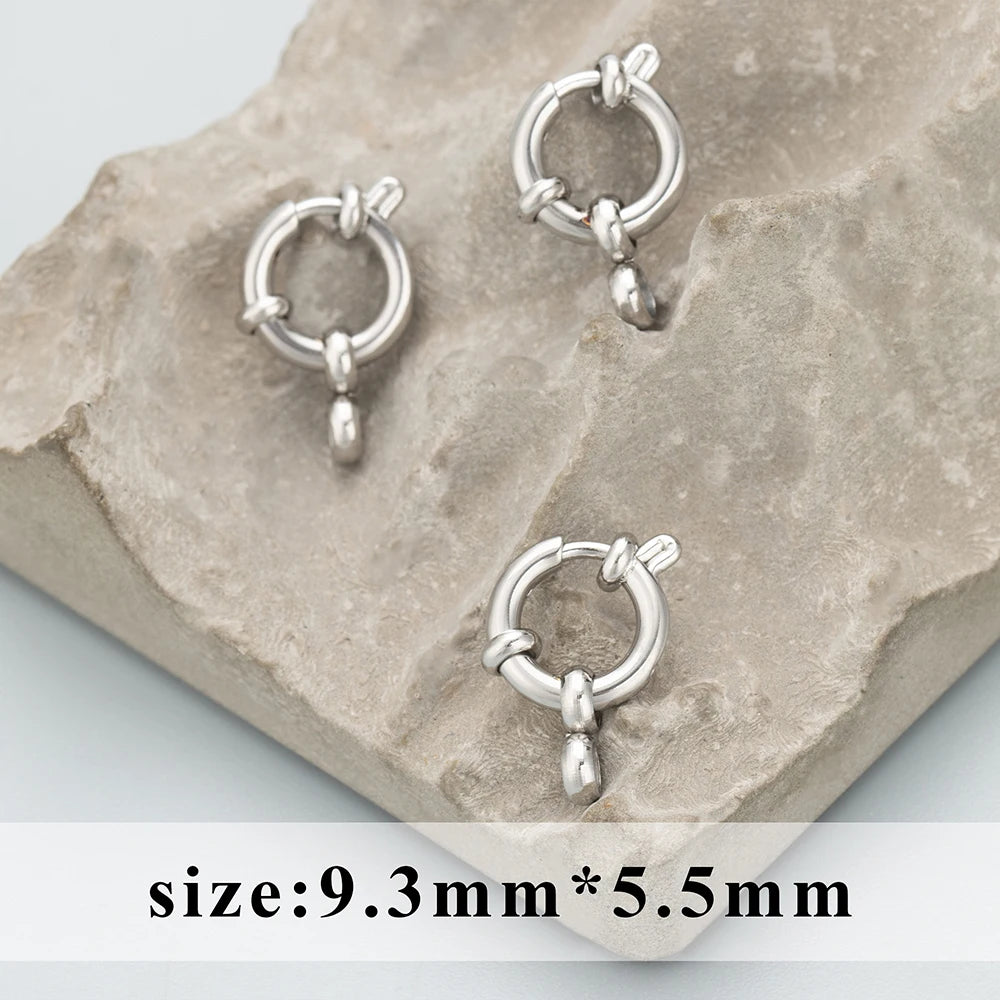 GUFEATHER MC39,jewelry accessories,316L stainless steel,nickel free,hand made,charms,jewelry making,clasp hooks,4pcs/lot