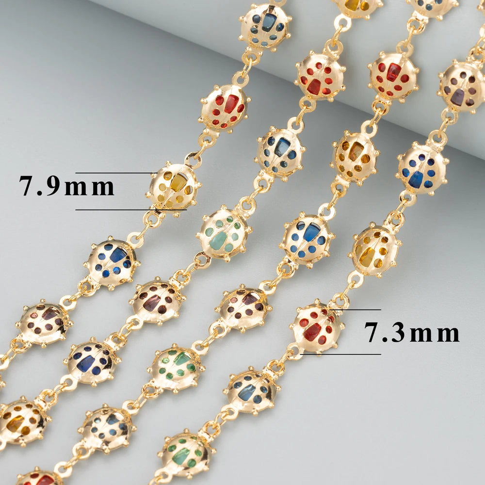 GUFEATHER C294,diy chain,nickel free,18k gold plated,copper,glass,butterfly shape,jewelry making,diy bracelet necklace,1m/lot