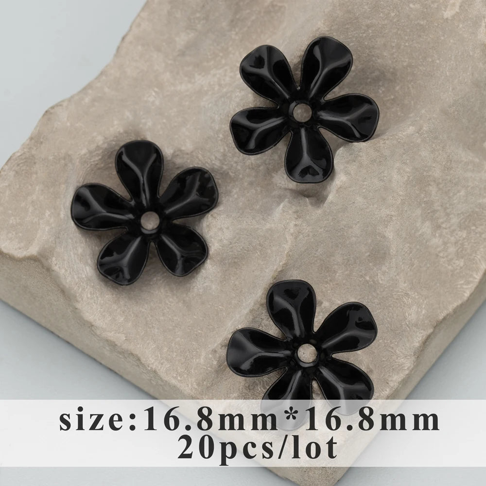 GUFEATHER M715H,jewelry accessories,diy jewelry,nickel free,black plated,copper,jewelry making,diy flower accessories,one pack