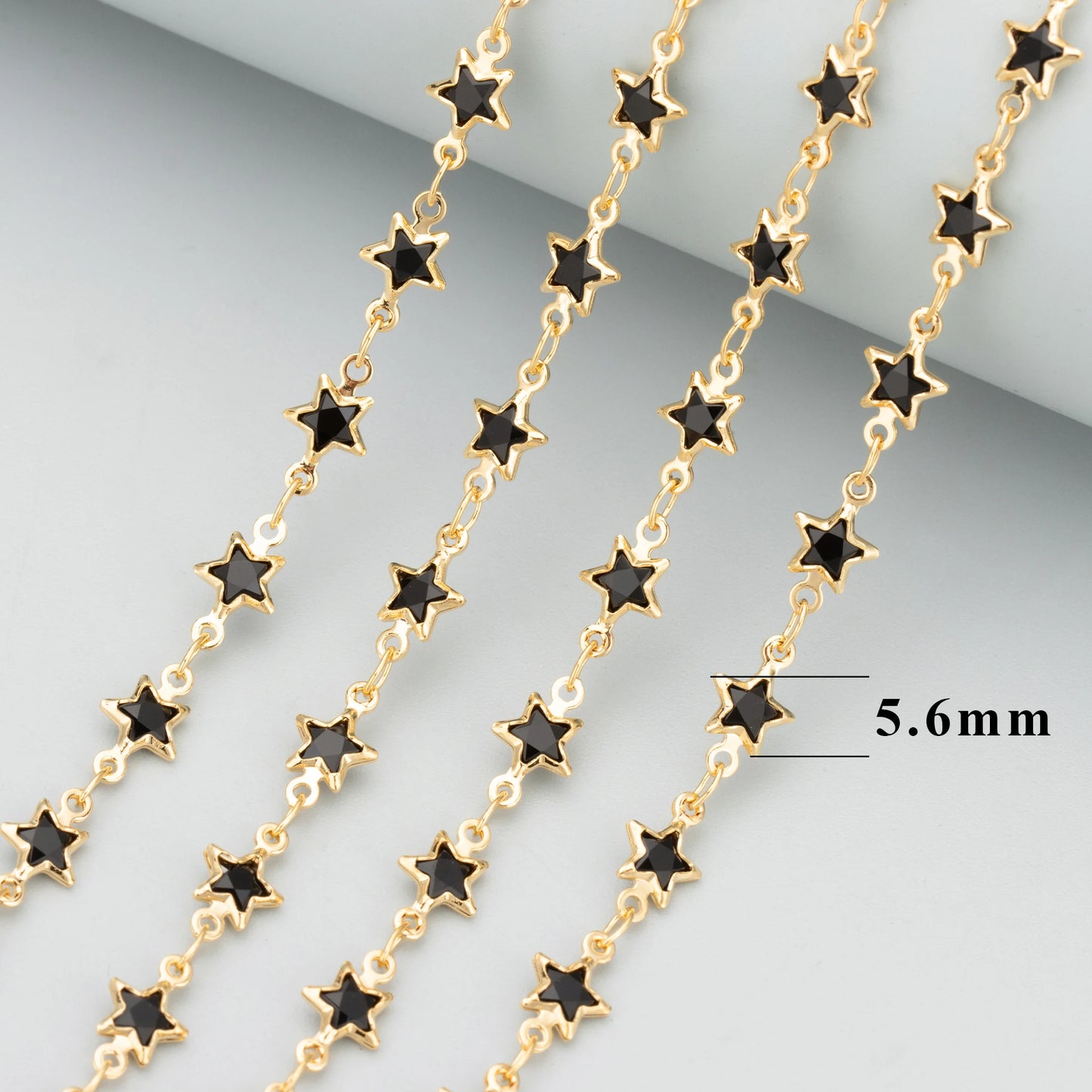 GUFEATHER C314,diy chain,pass REACH,nickel free,18k gold plated,copper ,zircon,jewelry making,diy bracelet necklace,50cm/lot