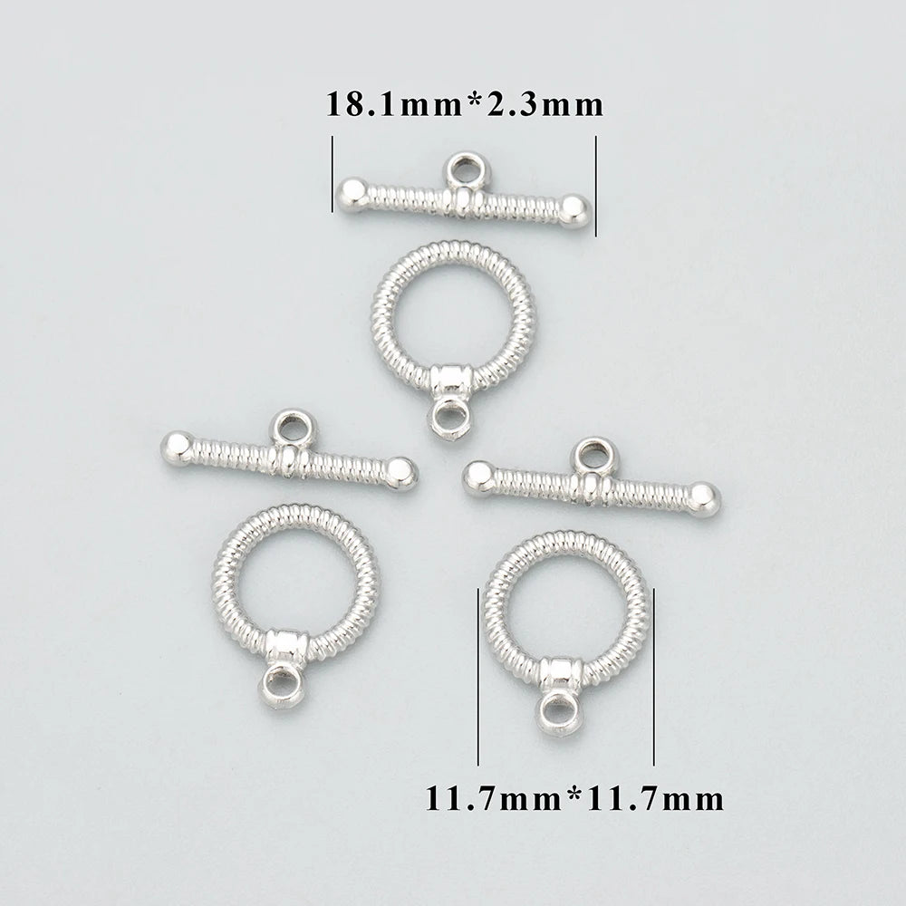 GUFEATHER MC40,jewelry accessories,316L stainless steel,nickel free,jewelry making findings,ot clasp,connector hook,2pcs/lot