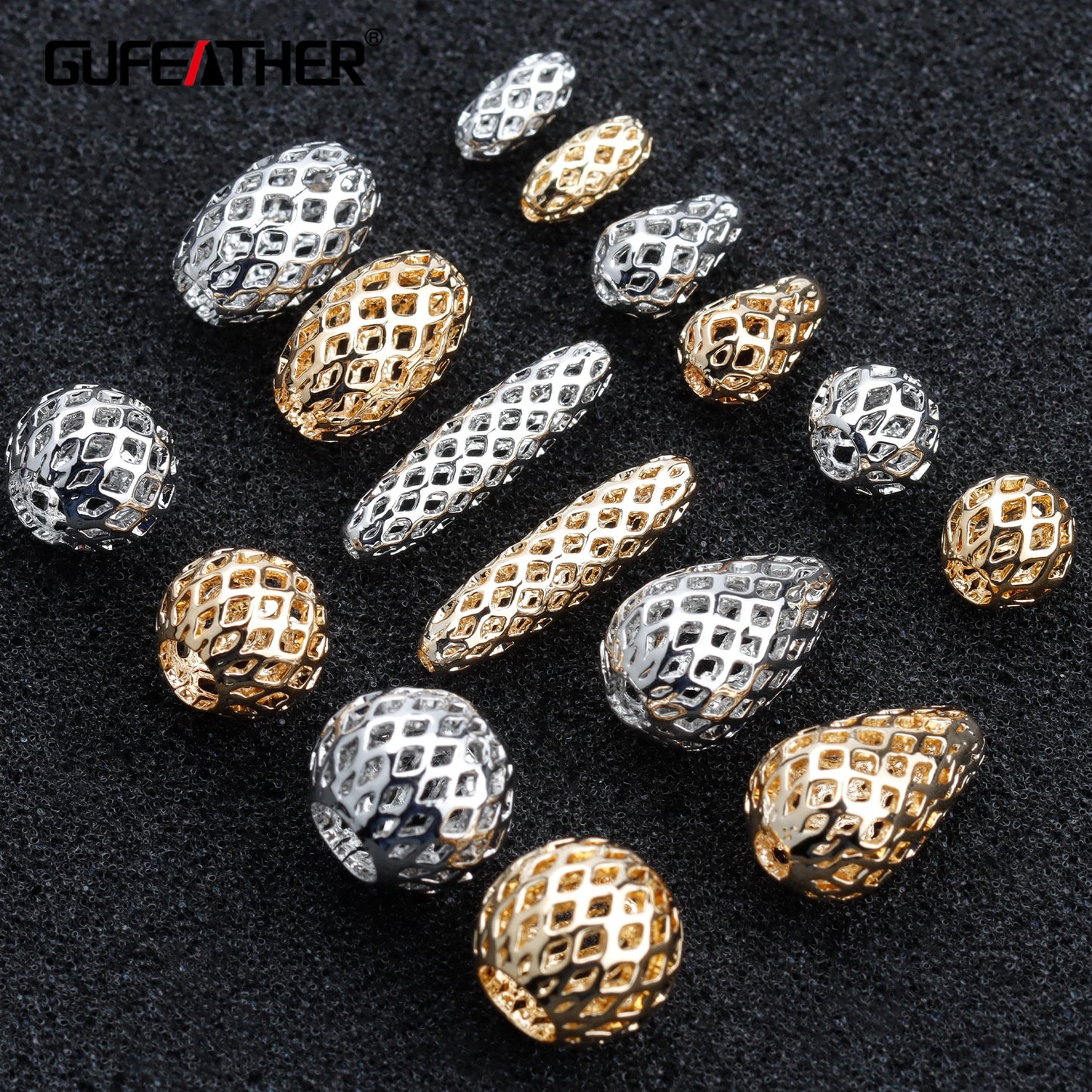 GUFEATHER M905,jewelry accessories,pass REACH,nickel free,18k gold plated,copper,charms,diy earrings,jewelry making,20pcs/lot