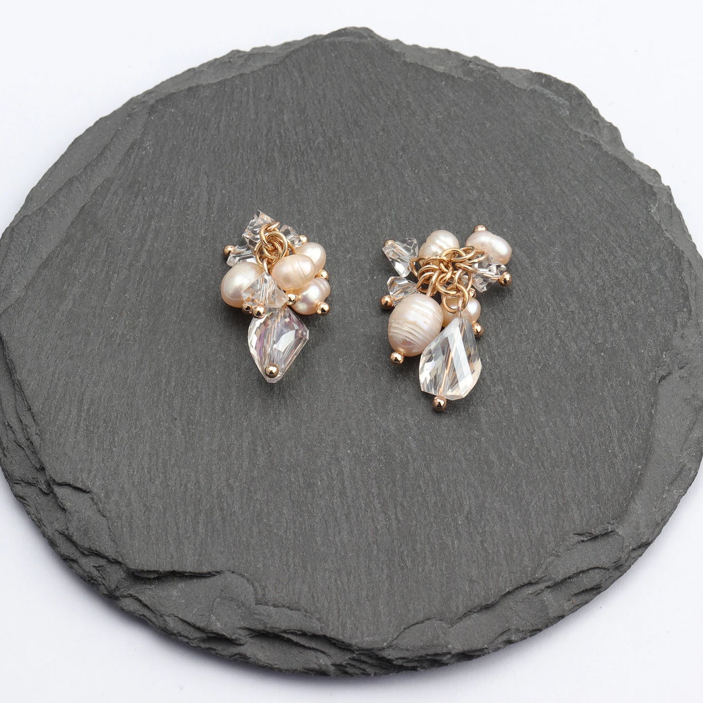 GUFEATHER M670, accessoires de bijoux, pass REACH, sans nickel, plaqué or 18 carats, perle naturelle, boucles d'oreilles à faire soi-même, fabrication de bijoux, 6 pièces/lot 