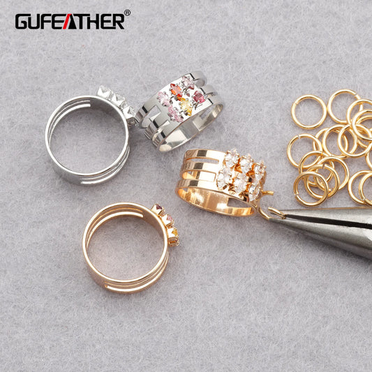 GUFEATHER M867,rings,pass REACH,nickel free,18k gold rhodium plated,copper,zircons,charms,rings for women,party jewelry,1pcs/lot