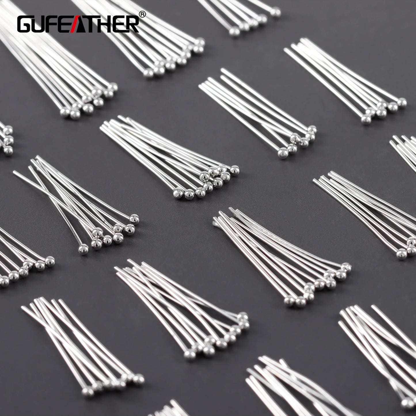 GUFEATHER M913,jewelry accessories,pass REACH,nickel free,rhodium plated,copper,diy accessories,needle,jewelry making,25g/lot