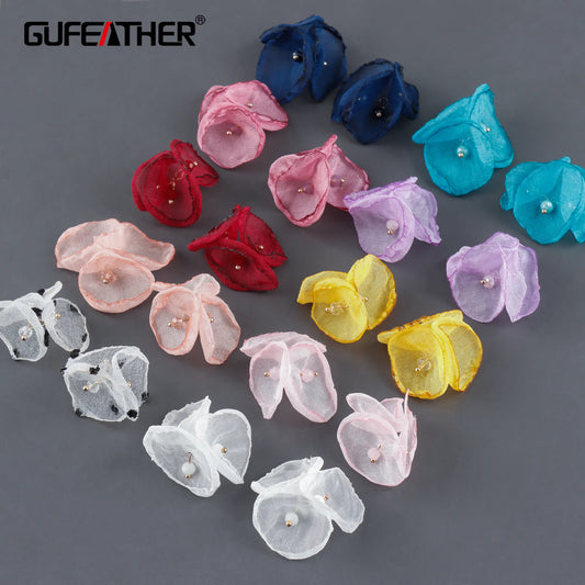 GUFEATHER F160,jewelry making,earrings accessories,jewelry findings,hand made,charms,flower shape,diy earrings,10pcs/lot