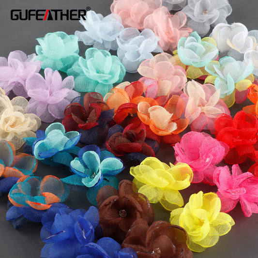 GUFEATHER F158,jewelry accessories,jewelry making findings,hand made,flower shape,charms,diy earring pendants,10pcs/lot