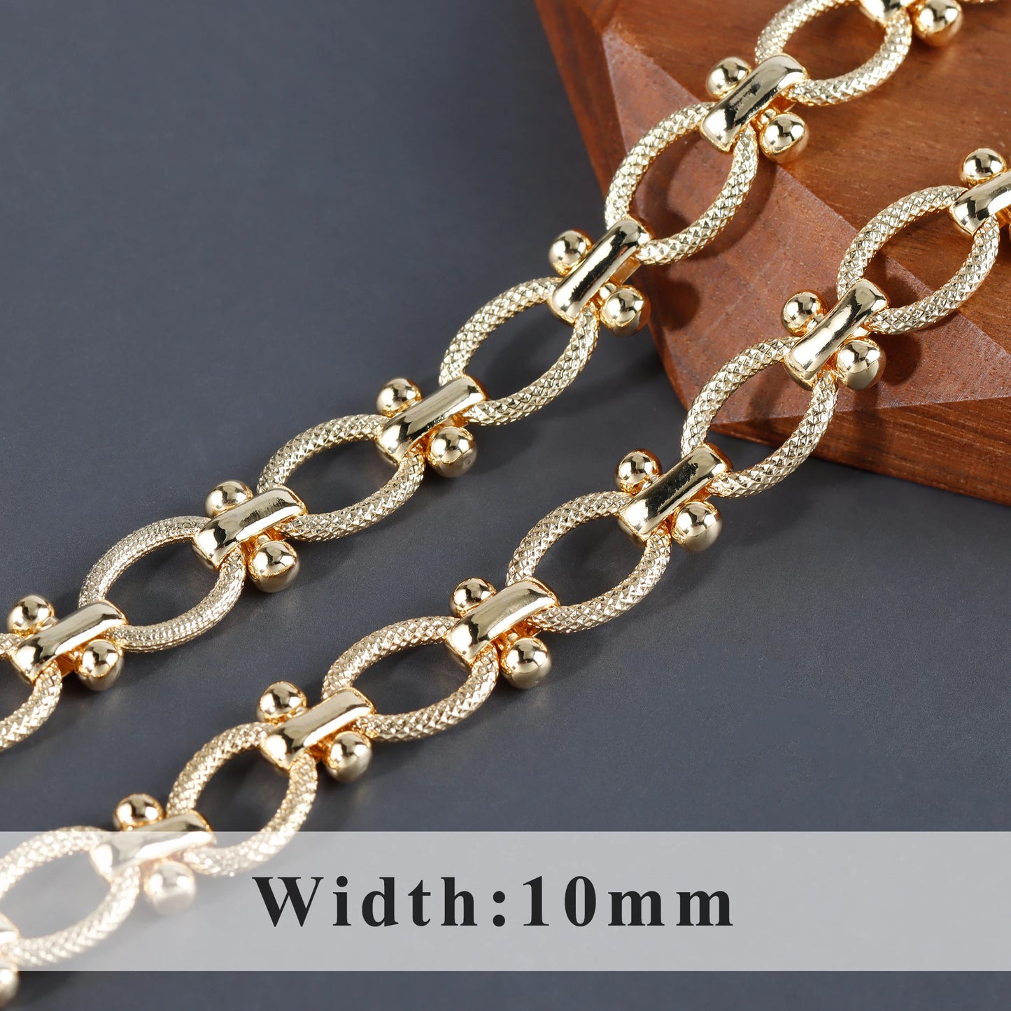 GUFEATHER C207,diy chain,pass REACH,nickel free,18k gold plated,copper,charm,diy bracelet necklace,jewelry making finding,1m/lot