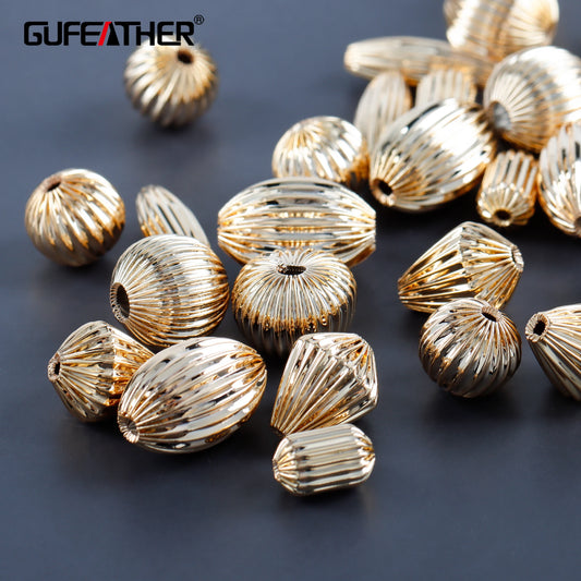 GUFEATHER M1013, accesorios de joyería, pass REACH, sin níquel, chapado en oro de 18 k, cobre, dijes, colgantes diy, fabricación de joyas, 10 unids/lote 