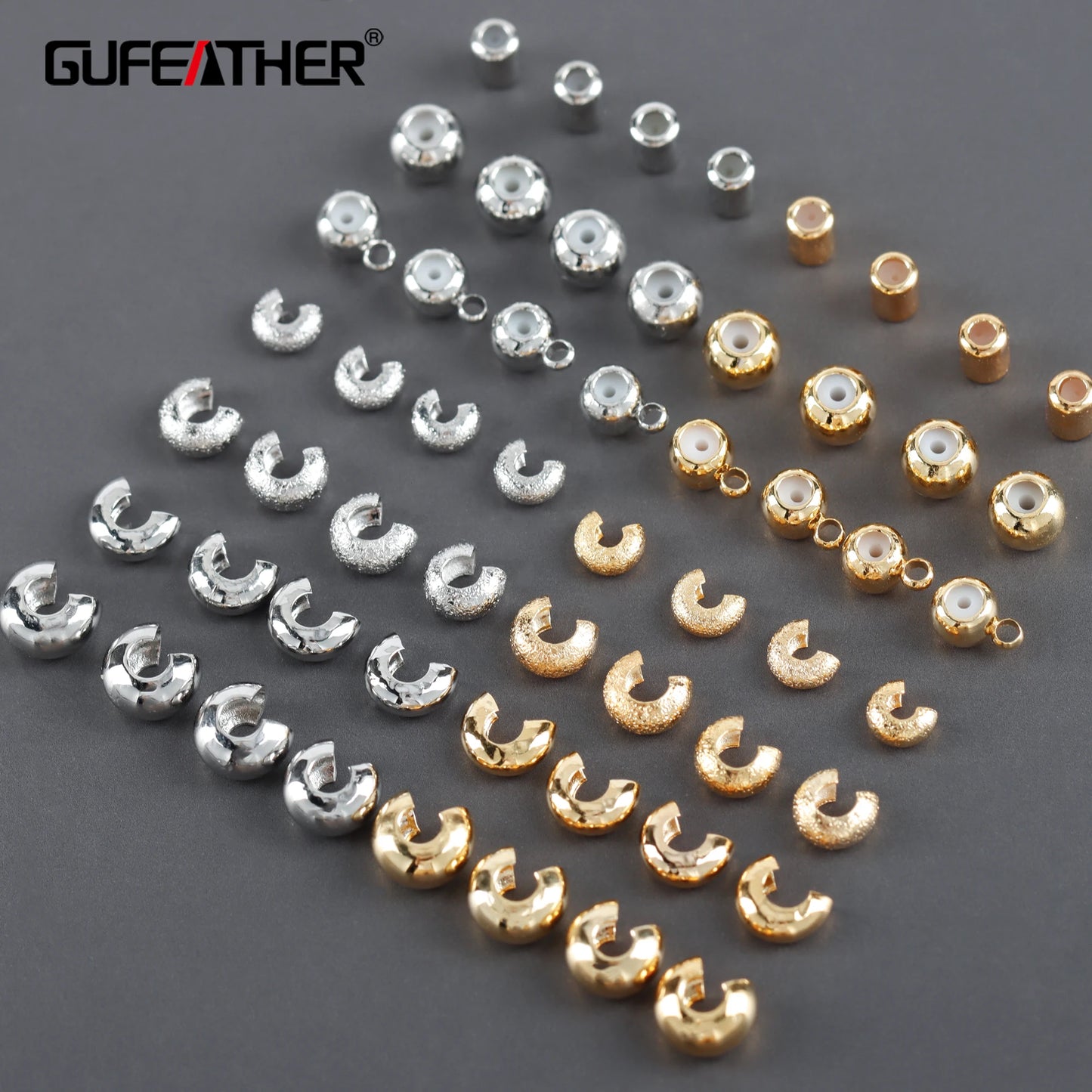 GUFEATHER M1067, accessoires de bijoux, connecteurs, pass REACH, sans nickel, plaqué or 18 carats, cuivre, rhodium, fabrication de bijoux, un paquet 