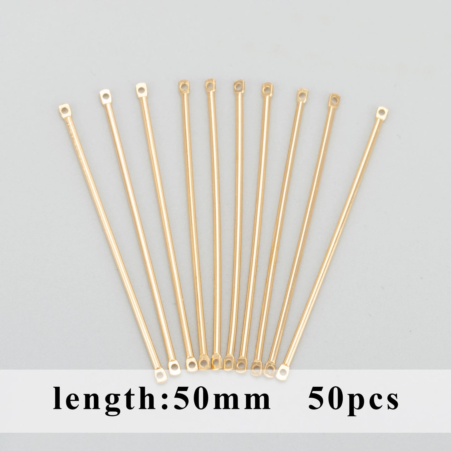 GUFEATHER M811, accessoires de bijoux, pass REACH, sans nickel, plaqué or 18 carats, accessoires de bricolage, breloque, aiguille, fabrication de bijoux, 50 pièces/lot 