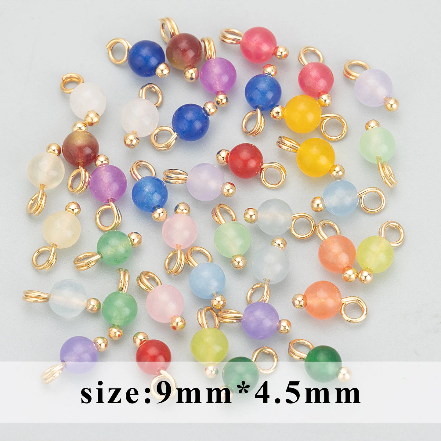 GUFEATHER MC97,jewelry accessories,18k gold plated,copper,natural stone,hand made,charm,diy pendants,jewelry making,50pcs/lot