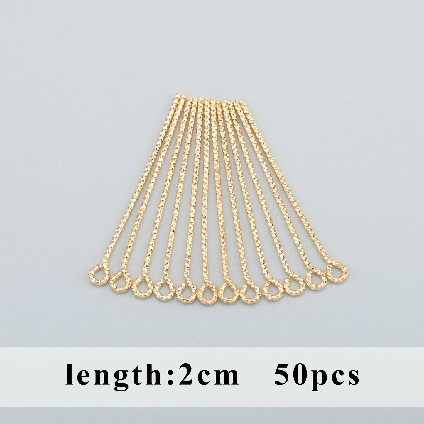 GUFEATHER M815, accessoires de bijoux, pass REACH, sans nickel, plaqué or 18 carats, breloque, accessoires de bricolage, aiguille, fabrication de bijoux, 50 pièces/lot 