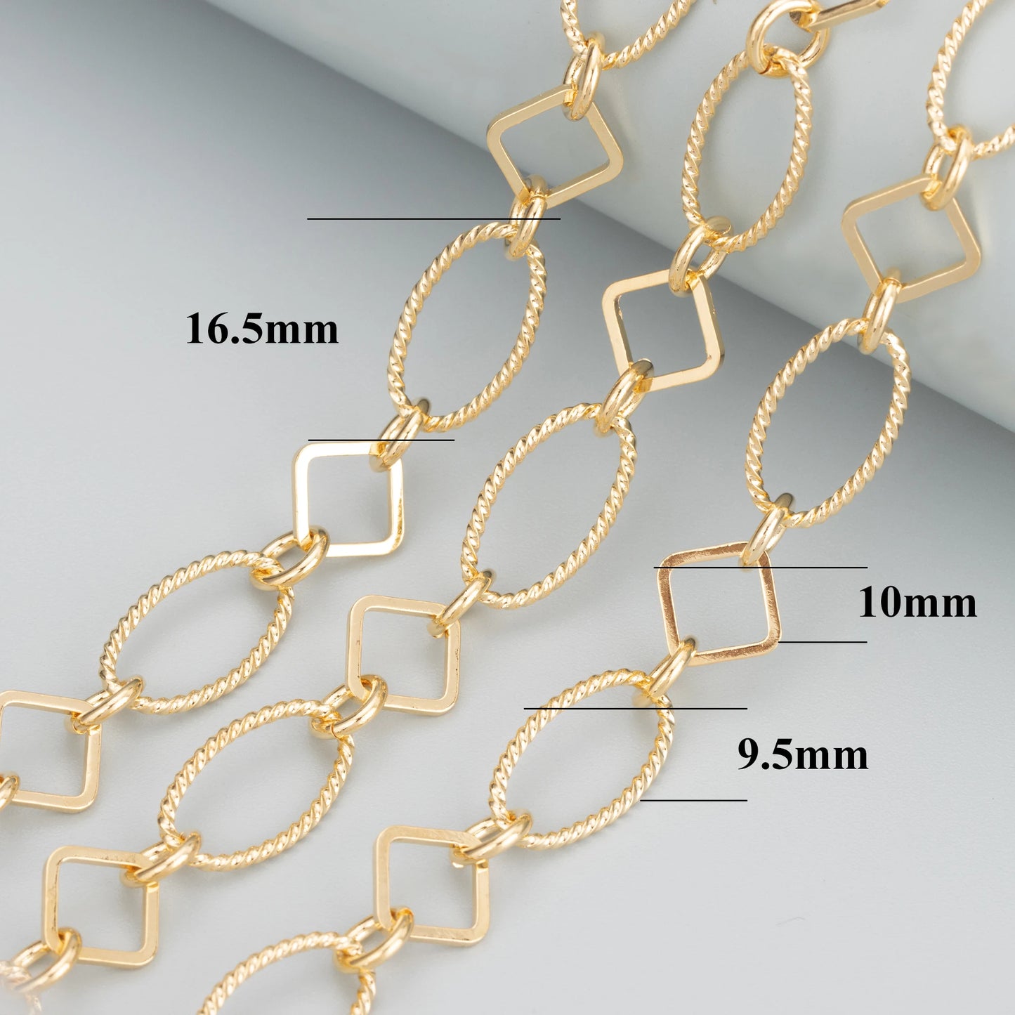 GUFEATHER C54,diy chain,jewelry accessories,pass REACH,nickel free,18k gold plated,,copper,diy necklace,jewelry making,1m/lot