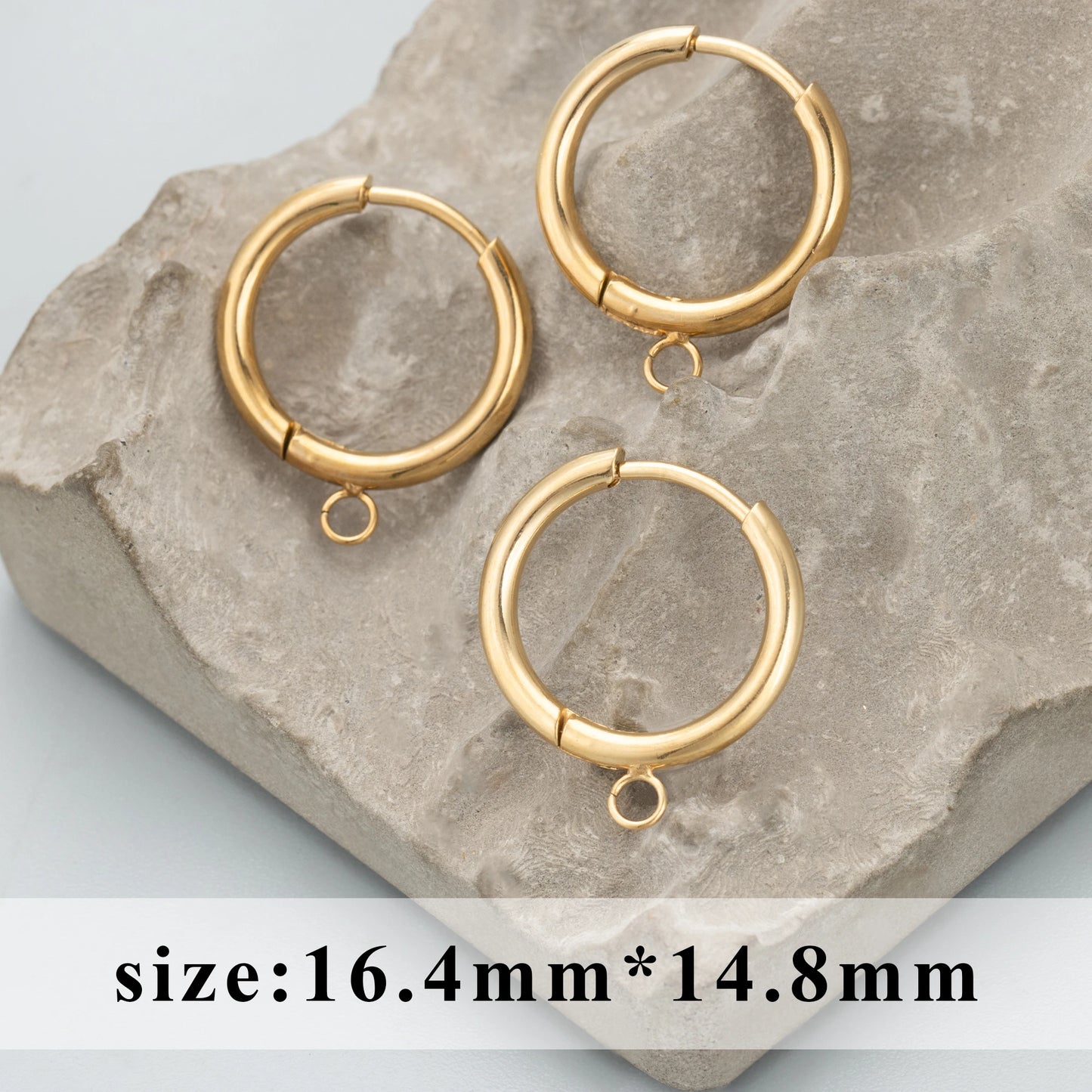 GUFEATHER MC42, accessoires de bijoux, acier inoxydable 316L, sans nickel, fait à la main, résultats de fabrication de bijoux, crochets de fermoir, 4 pièces/lot 