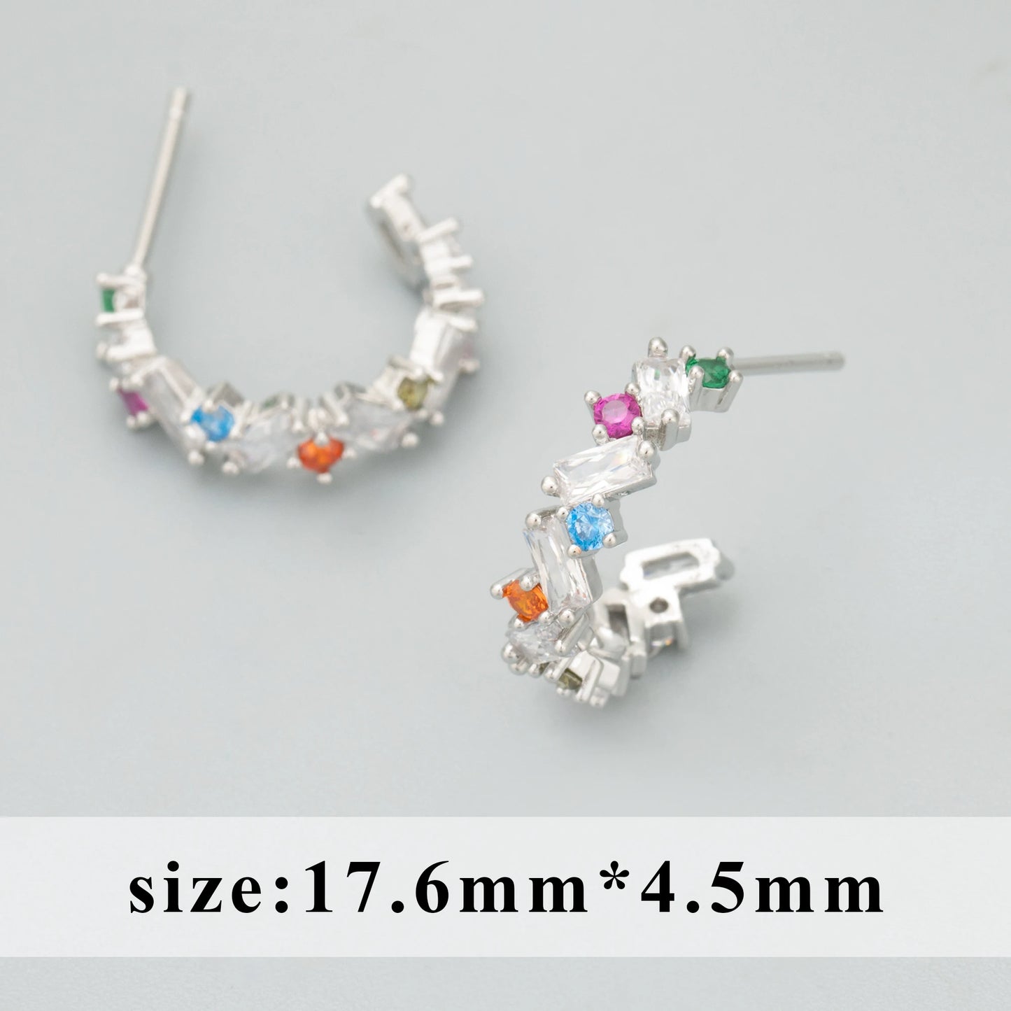 GUFEATHER ME35, boucles d'oreilles pour femmes, plaqué rhodium or 18 carats, cuivre, zircons, boucle d'oreille créole, boucles d'oreilles pendantes, bijoux fantaisie, 4 pièces/lot 