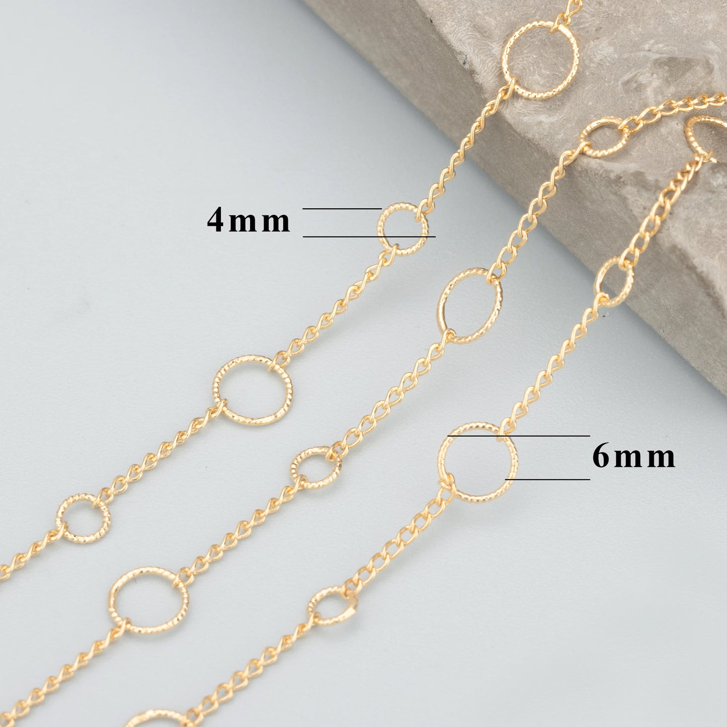 GUFEATHER C74,jewelry accessories,diy chain necklace,pass REACH,nickel free,18k gold plated,copper,zircons,jewelry making,1m/lot